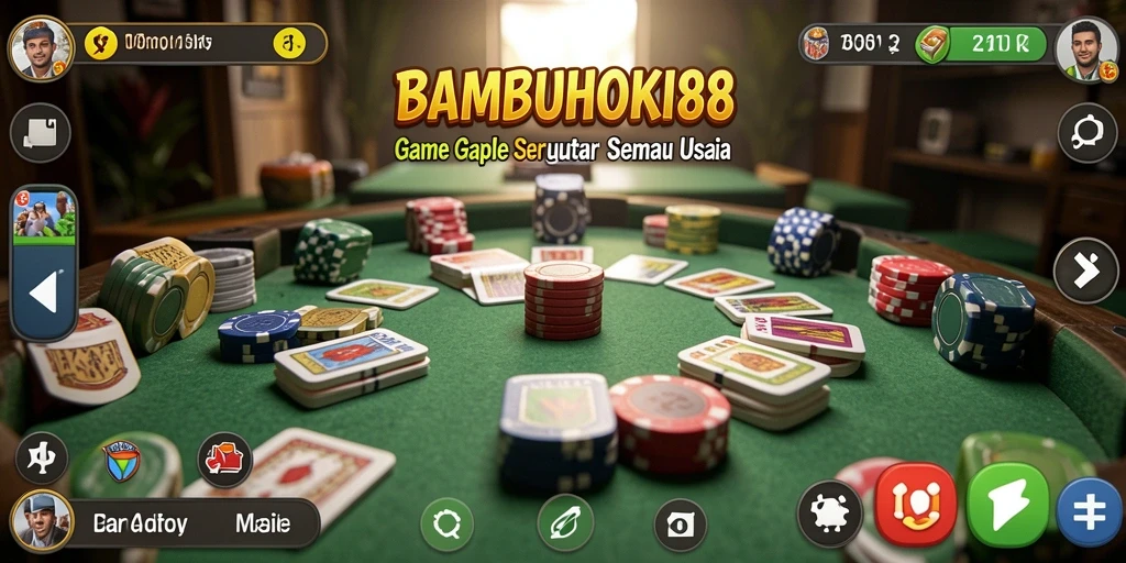 Tampilan gameplay seru dan menarik dari BAMBUHOKI88.