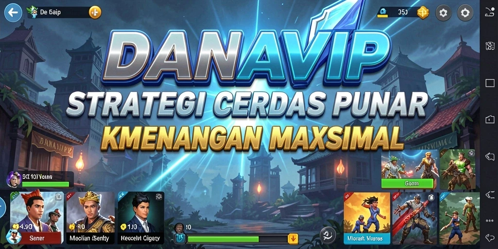 Tampilan gameplay yang menegangkan dalam DANAVIP