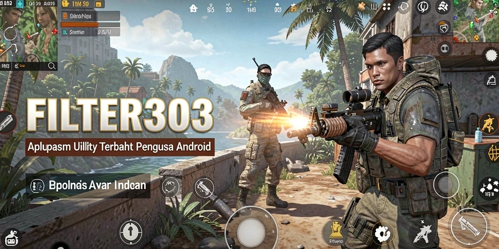 Tampilan antarmuka FILTER303 yang sederhana dan intuitif.