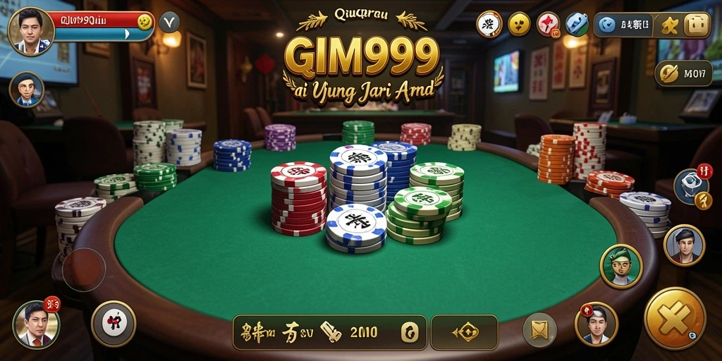 Tampilan gameplay QiuQiu di GIM999 yang menarik.