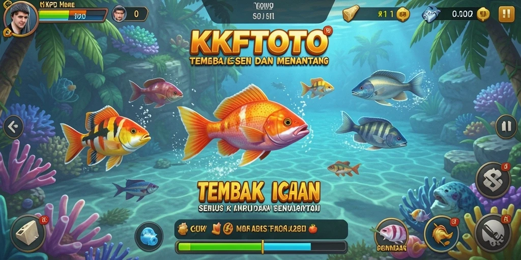 Gameplay seru menembak ikan yang memukau dalam KPKTOTO.