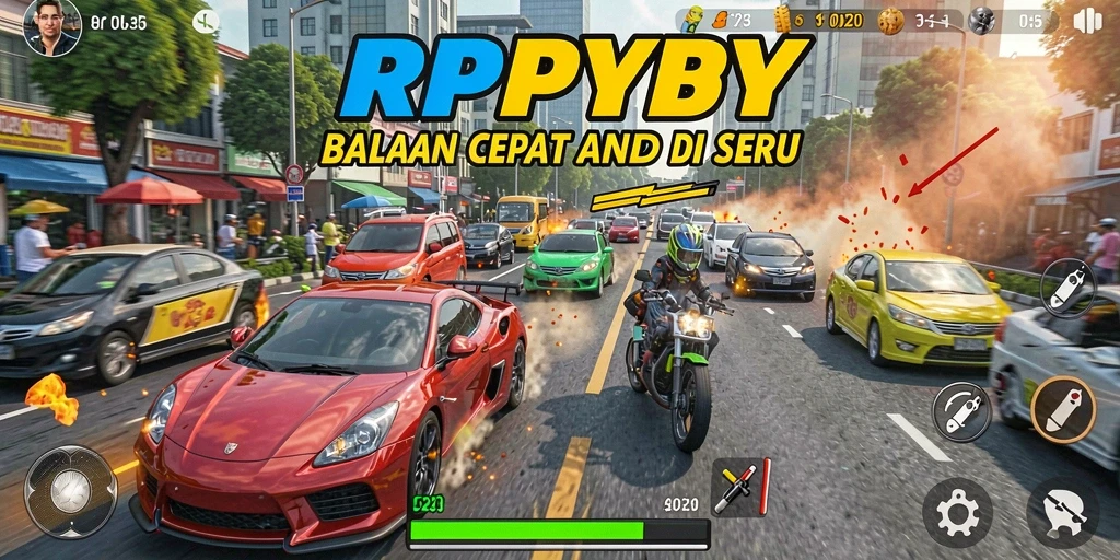 Gameplay seru RPYYY dengan balapan mendebarkan dan grafis menarik.