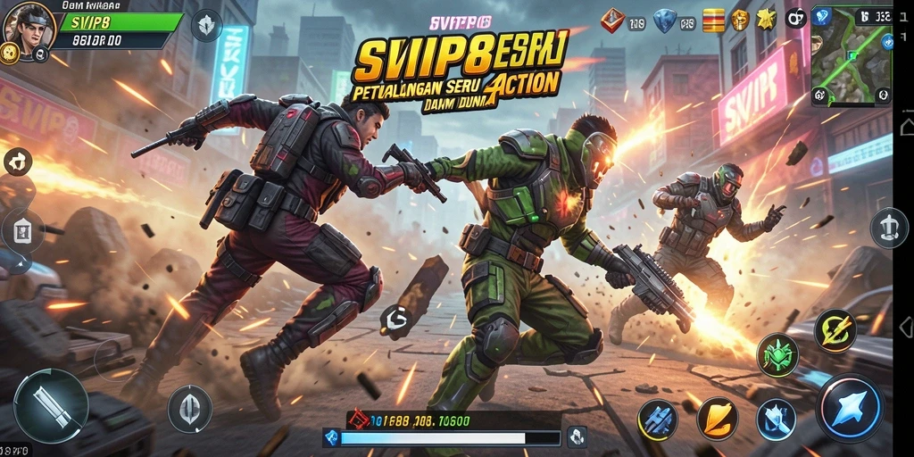 Screenshot gameplay menampilkan aksi seru dalam SVIP8.