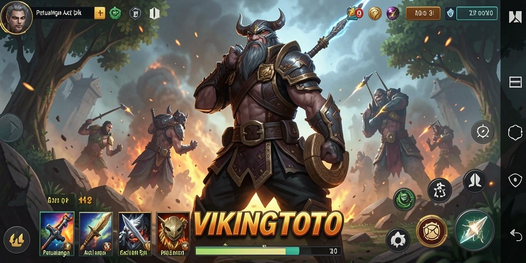 Tampilan gameplay mendebarkan di VIKINGTOTO dengan aksi penuh adrenalin.